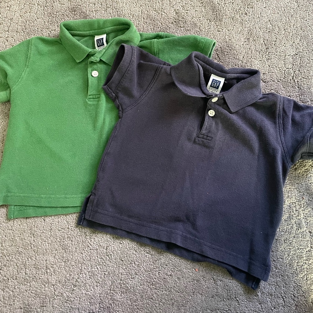 (2) Baby Gap Short Sleeve Polo Shirts